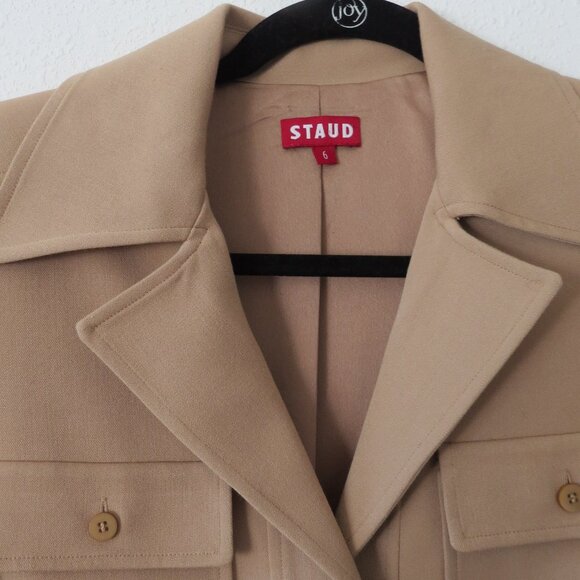 STAUD Carmel Cargo Jumpsuit – Size 6 – Excellent Condition - Picture 3 of 5